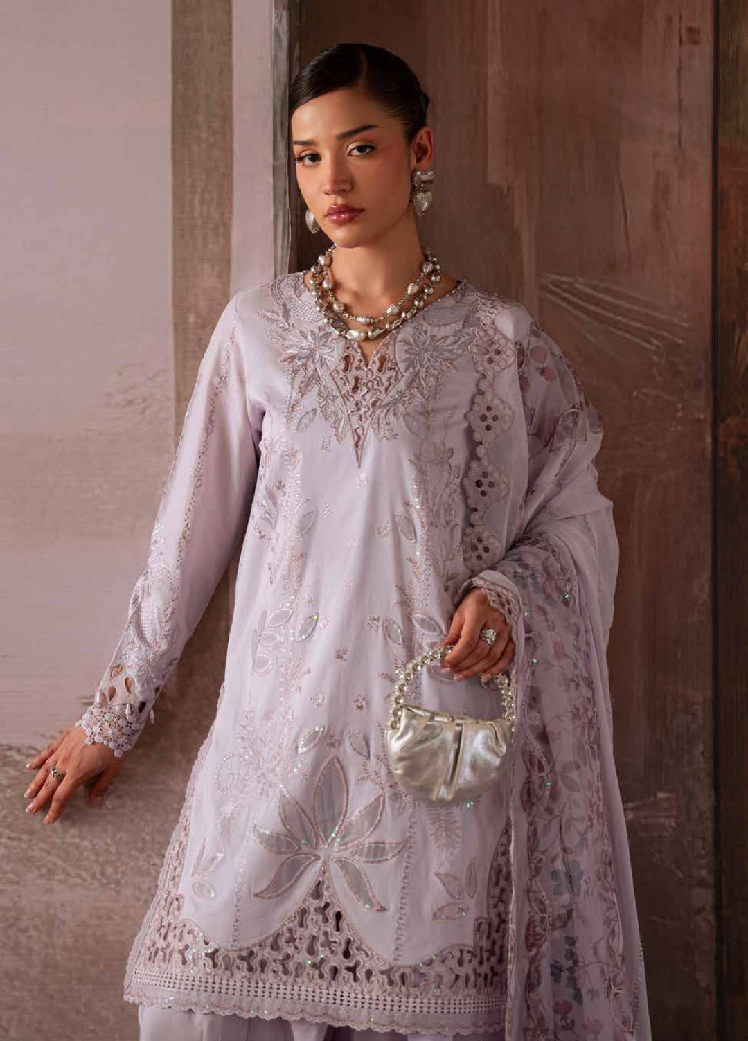 Feya by Nureh Unstitched Embroidered Lawn 3 Piece Suit NU26ULF FE-20 - Eid Collection