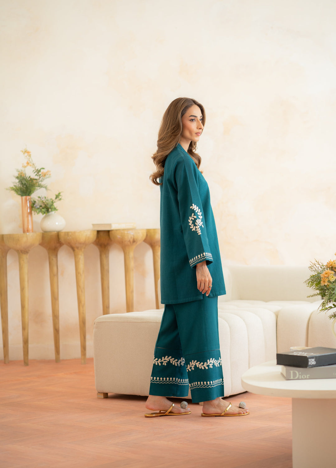 Pret Essentials by Sahar Pret Embroidered Dobby Jacquard 2 Piece SSED-ZH-V2-02 - Winter Collection