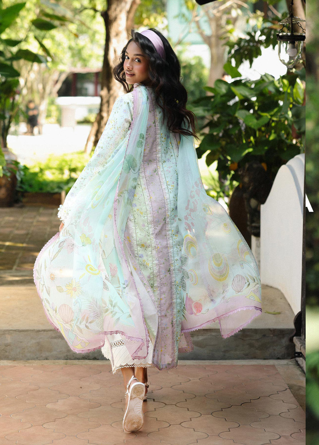 Q Prints by Qalamkar Unstitched Lawn Printed 3 Piece Suit QLK26QP Xenia - Summer Collection