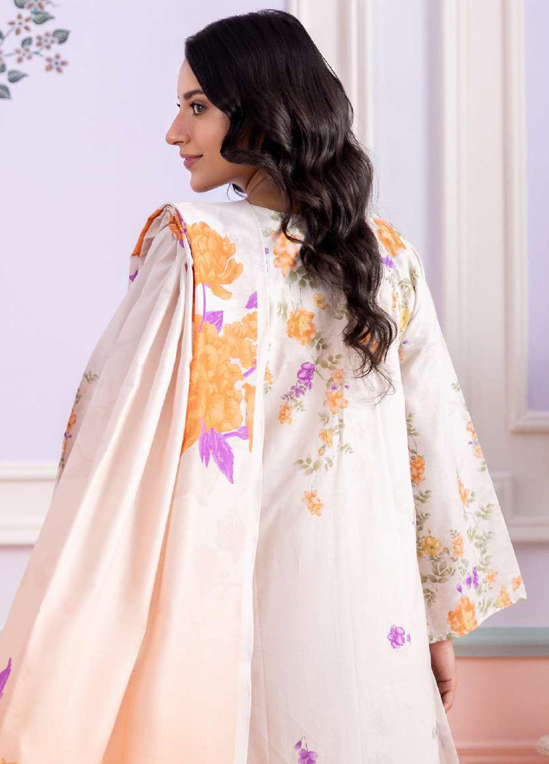 Zellbury Unstitched Printed Lawn 3 Piece Suit ZB26UVIII WUS26X30889 - Casual Collection