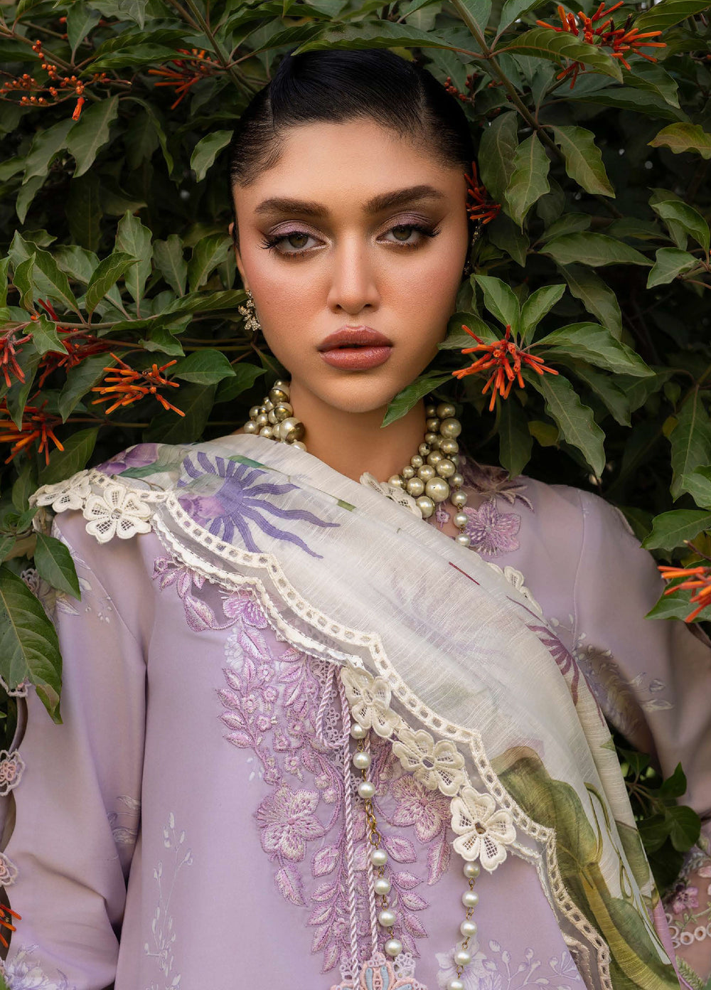 Bloom by Saira Shakira Unstitched Embroidered Lawn 3 Piece Suit SSR26ULB AVA-01B - Eid Collection