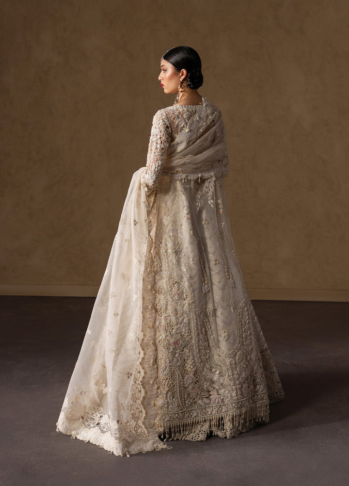 The Brides Edit by Afrozeh Unstitched Embroidered Organza 3 Piece Suit AF26UBE D-02 Seraphine - Wedding Collection