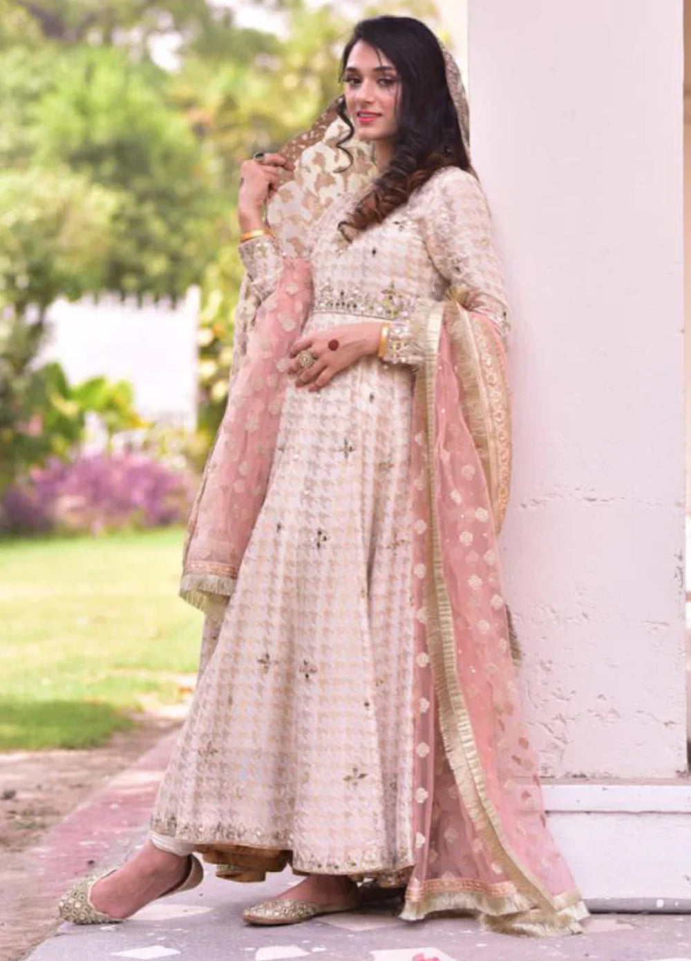 Luxe By Hues Atelier Women Pret 3 Piece Sheesha Formal Pishwaas - Formals Collection
