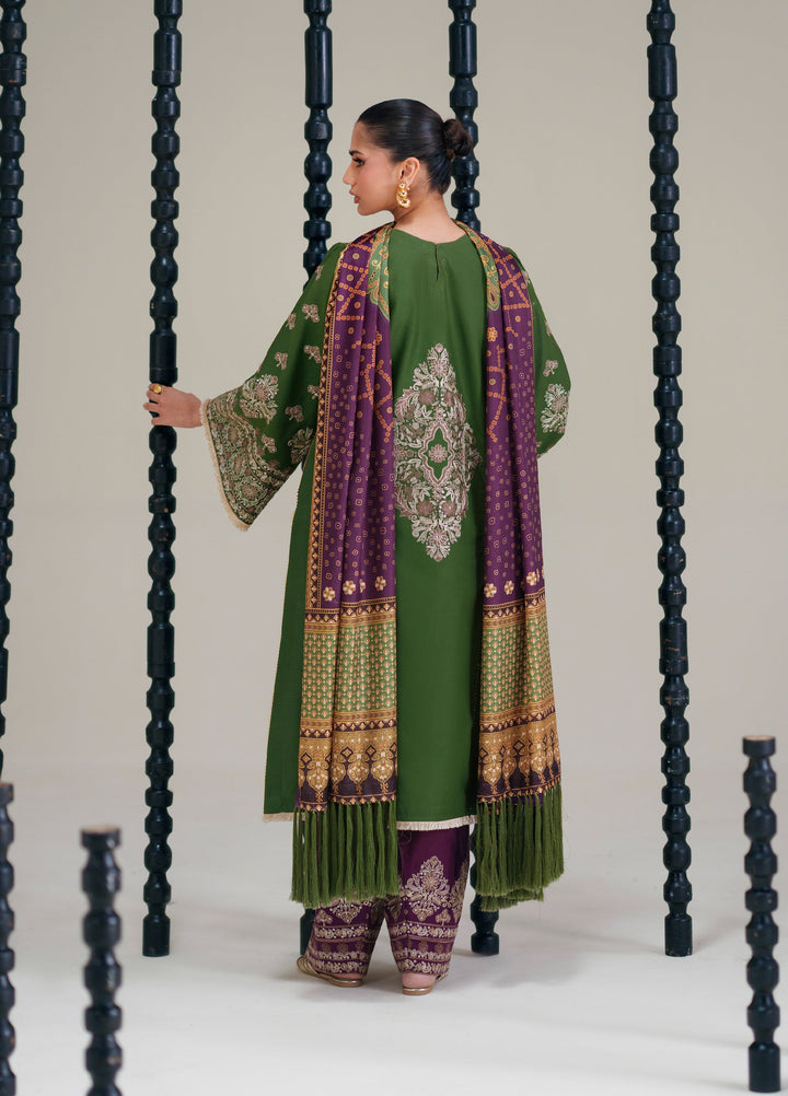Amour by Bin Ilyas Unstitched Embroidered Lawn 3 Piece Suit BI26ULA 183B - Festive Collection