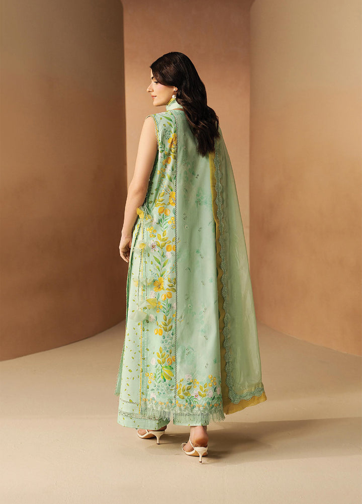 Haze A Prints by Afrozeh Unstitched Embroidered Lawn 3 Piece Suit AF26UAP Lumina FWU-114 - Summer Collection