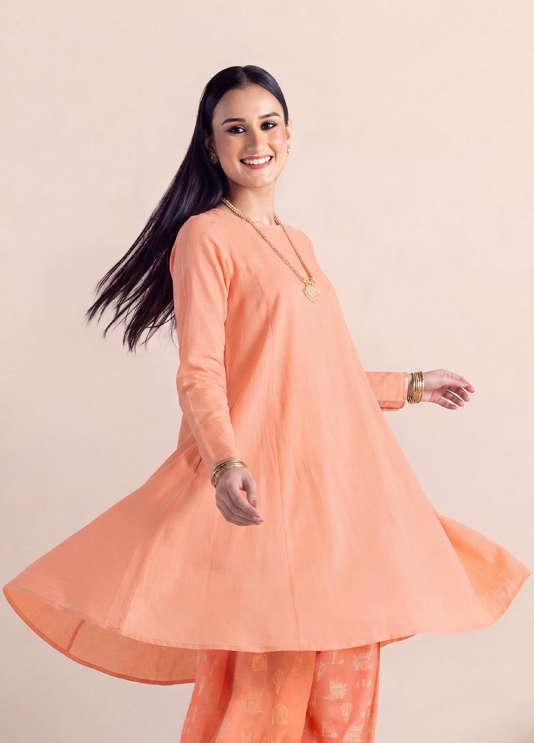 Dareecha by Daak RTW Printed Cotton Silk 2 Piece Suit SPS-P SHAAM SPS-P - Festive Collection