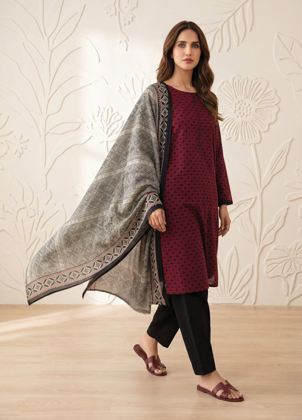 Salina by Regalia Textiles Unstitched Printed Lawn 3 Piece Suit RG26USII D-2 - Casual Collection
