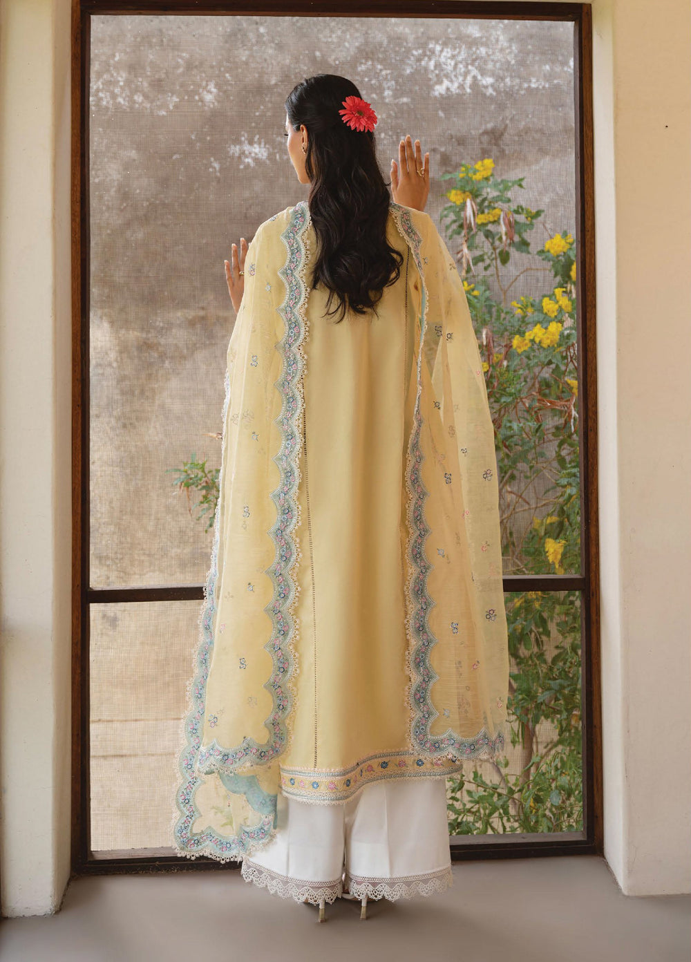 Whisper by Ayzel Unstitched Embroidered Lawn 3 Piece Suit AAF26ULW Frost ZWU-0136-3PO - Eid Collection