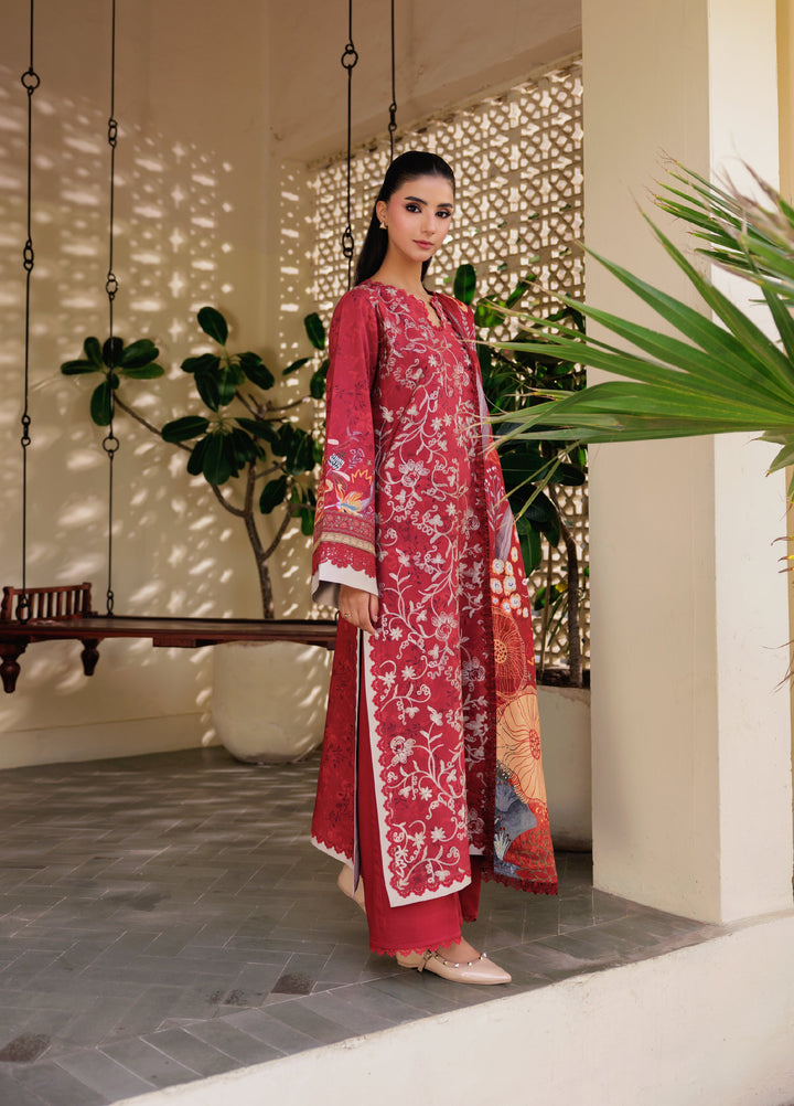 Zync by Florent Whispers Unstitched Embroidered Modal 3 Piece FL25WW FL-6B - Winter Collection