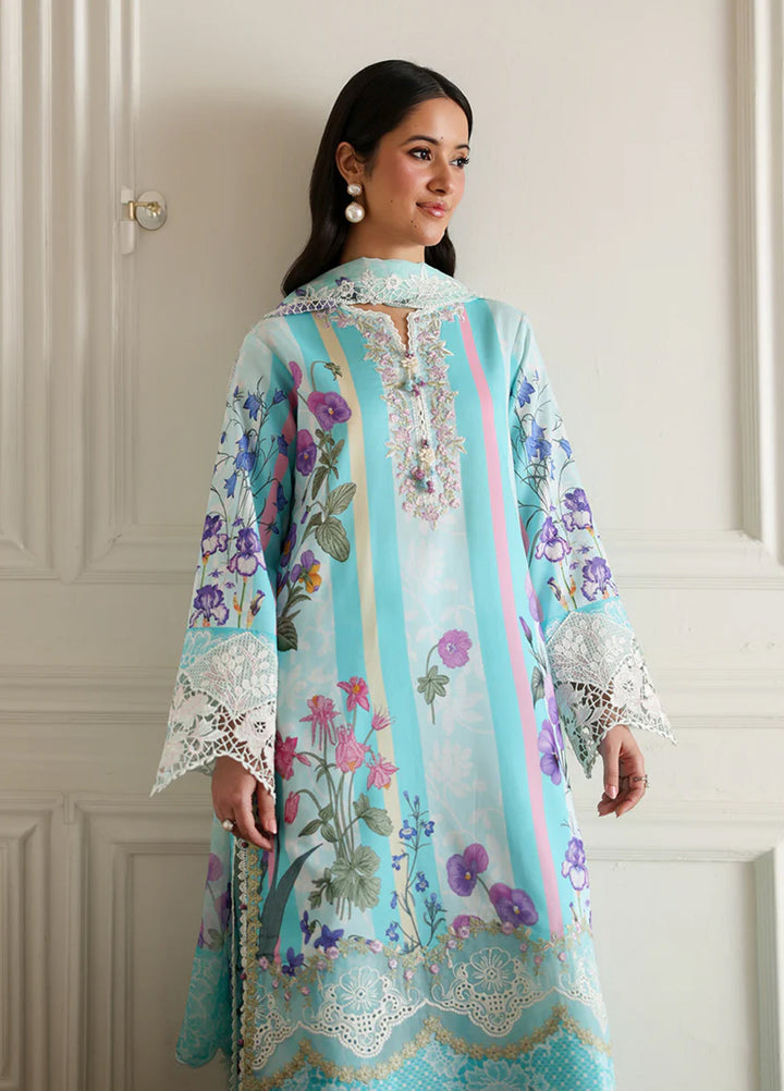 Sunlit Tales by Roheenaz Unstitched Embroidered Lawn 3 Piece Suit RN26ULS Sunbeam story RUNSS260711 - Lawn Collection