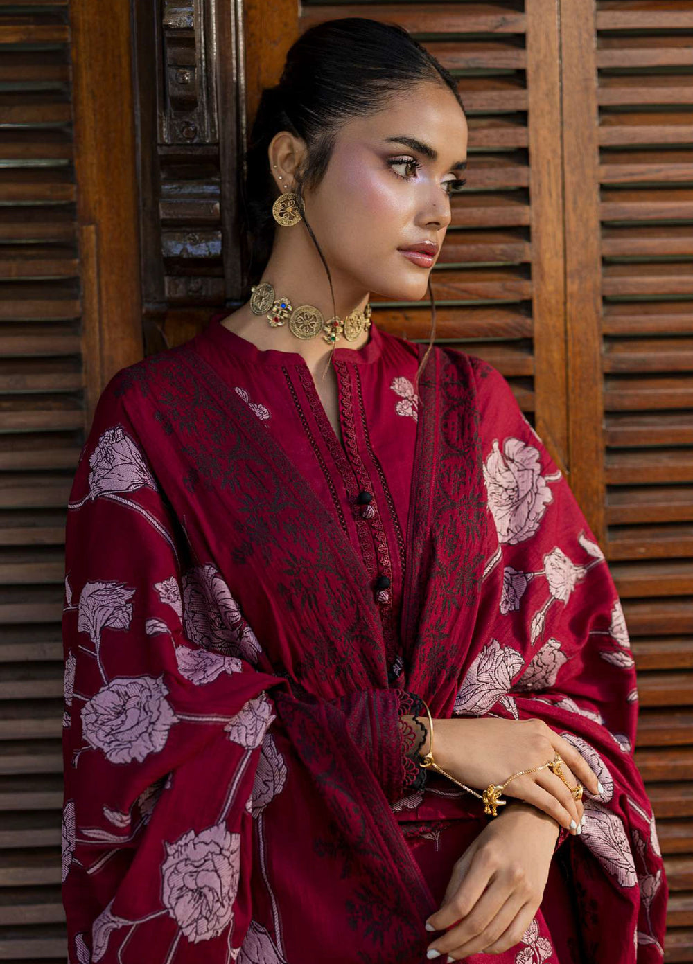 Zellbury Unstitched Printed Jacquard 3 Piece Suit ZB26UC WUS26X30855 - Casual Collection