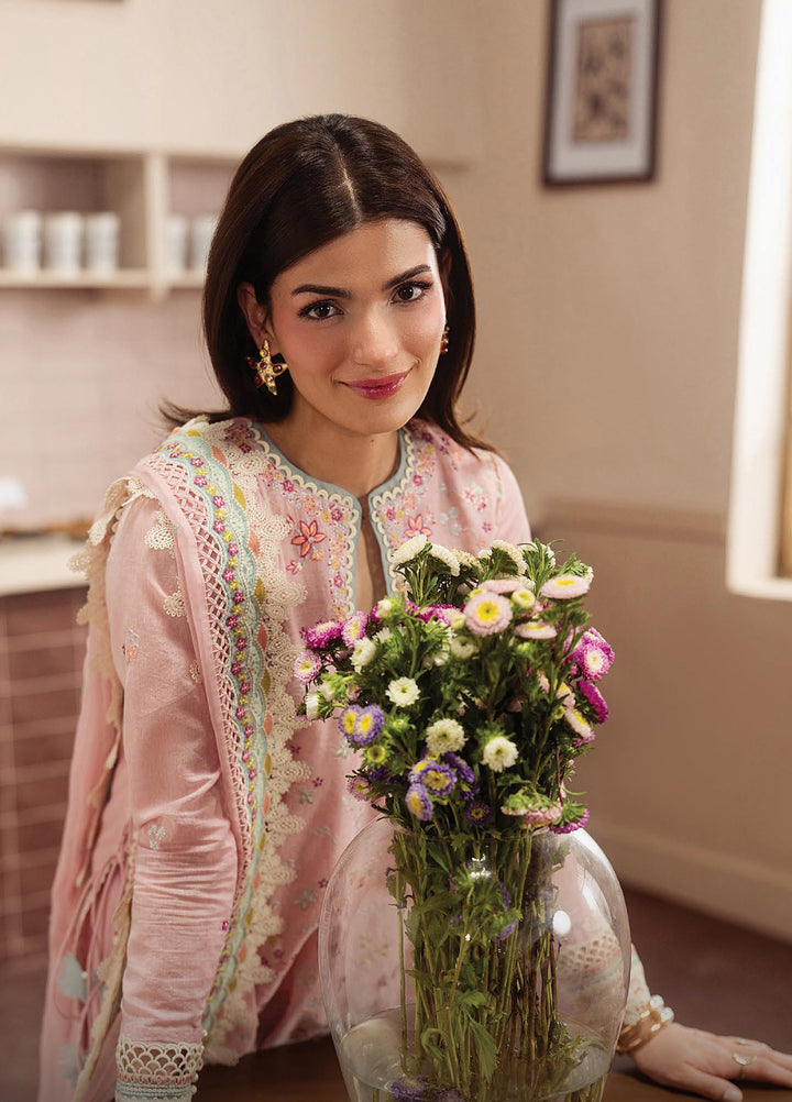 Brewed by Ayzel Unstitched Embroidered Paper Cotton 3 Piece Suit AAF26UBL Caramelia ZWU-0141-3PO - Festive Collection