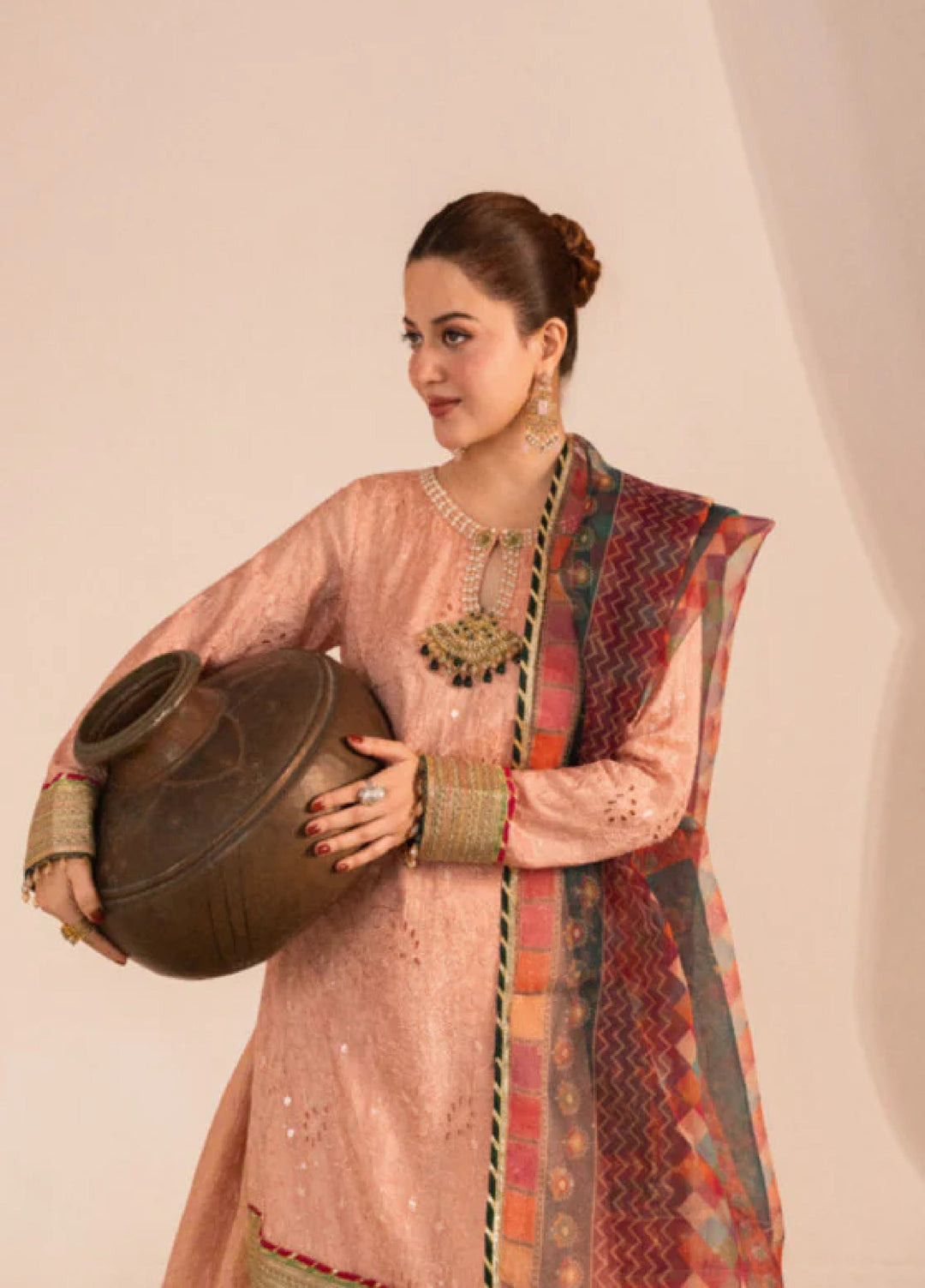 Zaaviay Blush Glow Embroidered Suits 3 Piece Pret Festive Collection