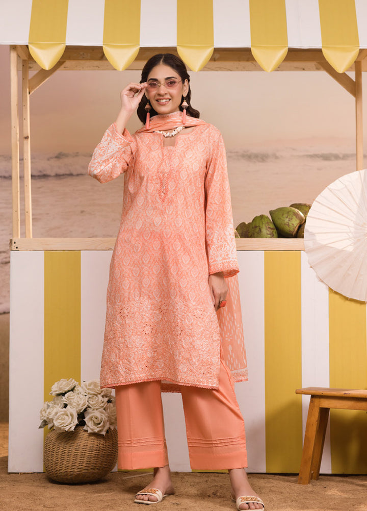 Regalia Textiles Unstitched Embroidered Lawn 3 Piece Suit RG26UEL D-10 - Casual Collection