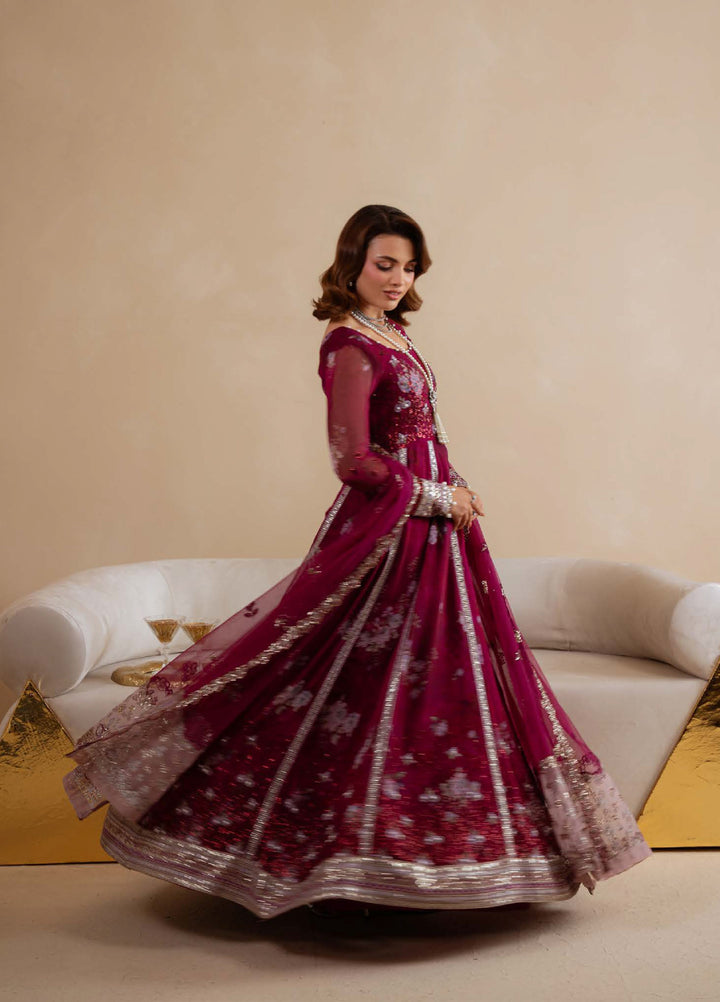 Amaya by Nureh Unstitched Luxury Chiffon Embroidered 3 Piece Suit NU26UA AM-31 - Festive Collection