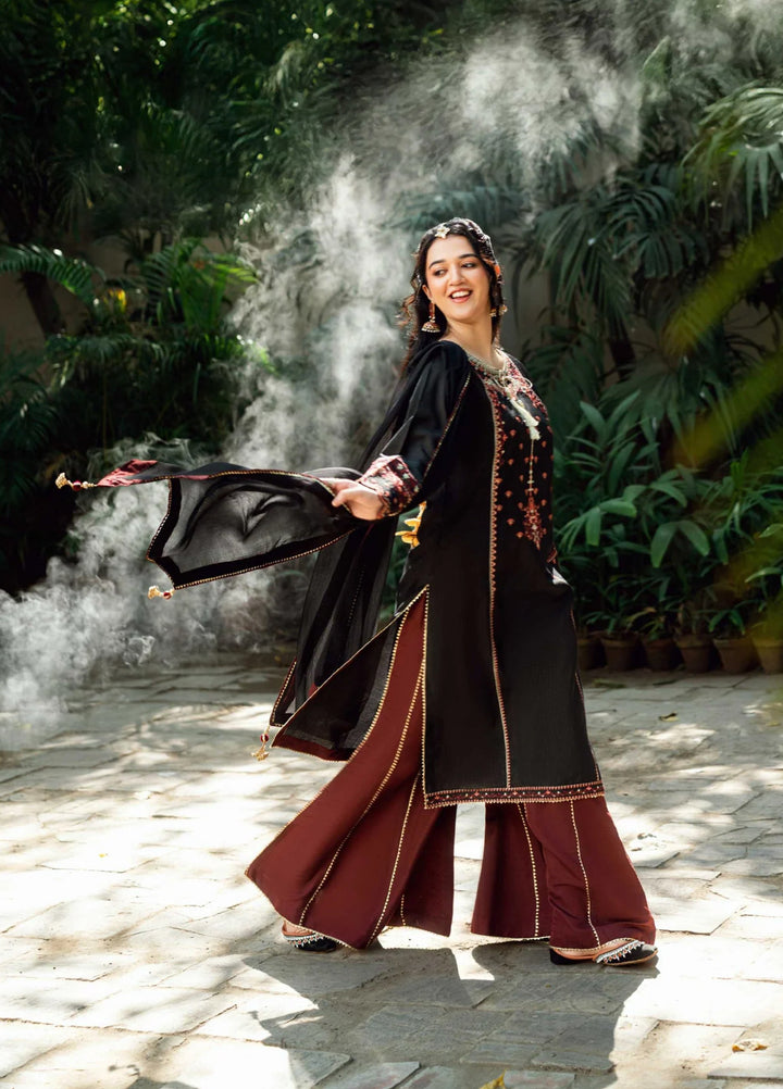 Omal by Komal Pret 3 Piece Cotton Susi Suit Marjan - Festive Collection