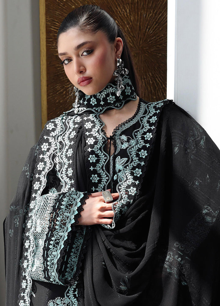 Q Line by Qalamkar Unstitched Embroidered Lawn 3 Piece Suit QLK26ULQ SANA QKL-6 - Festive Collection
