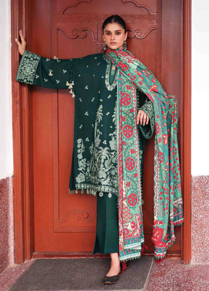 Amaris by Republic Womenswear Unstitched Luxury Shawl Karandi Embroidered Suits 3 Piece RW25AS D-7 - Winter Collection