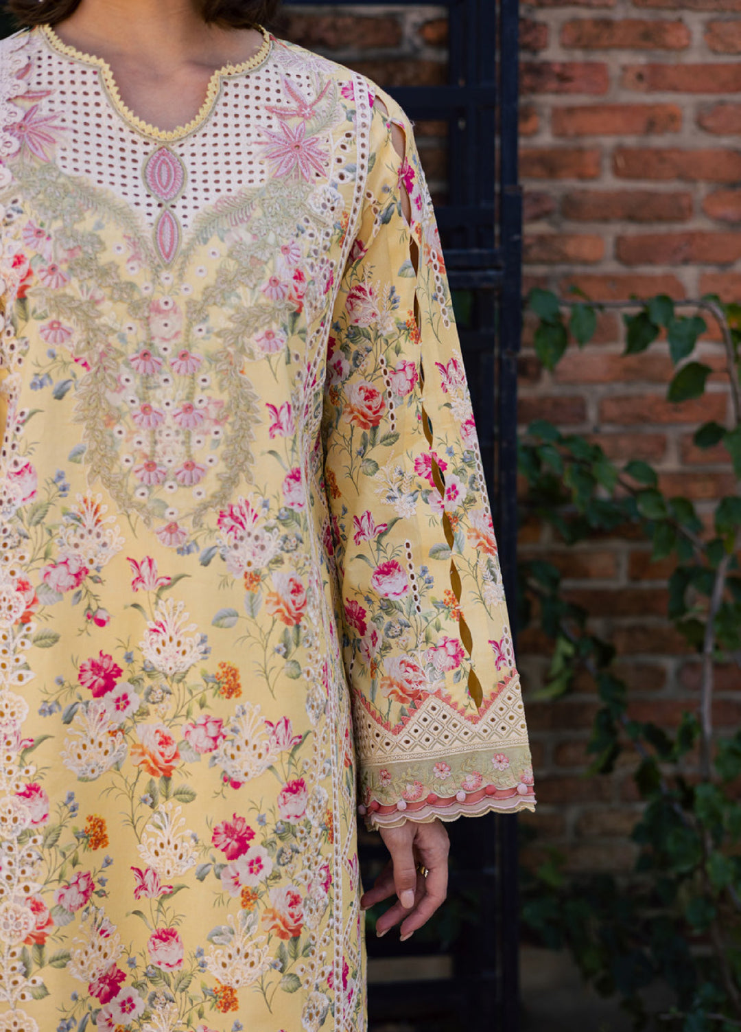 Shezlin by Aabyaan Unstitched Embroidered Chikankari 3 Piece Suit ABY26UCS ZEHRAAYE - Eid Collection