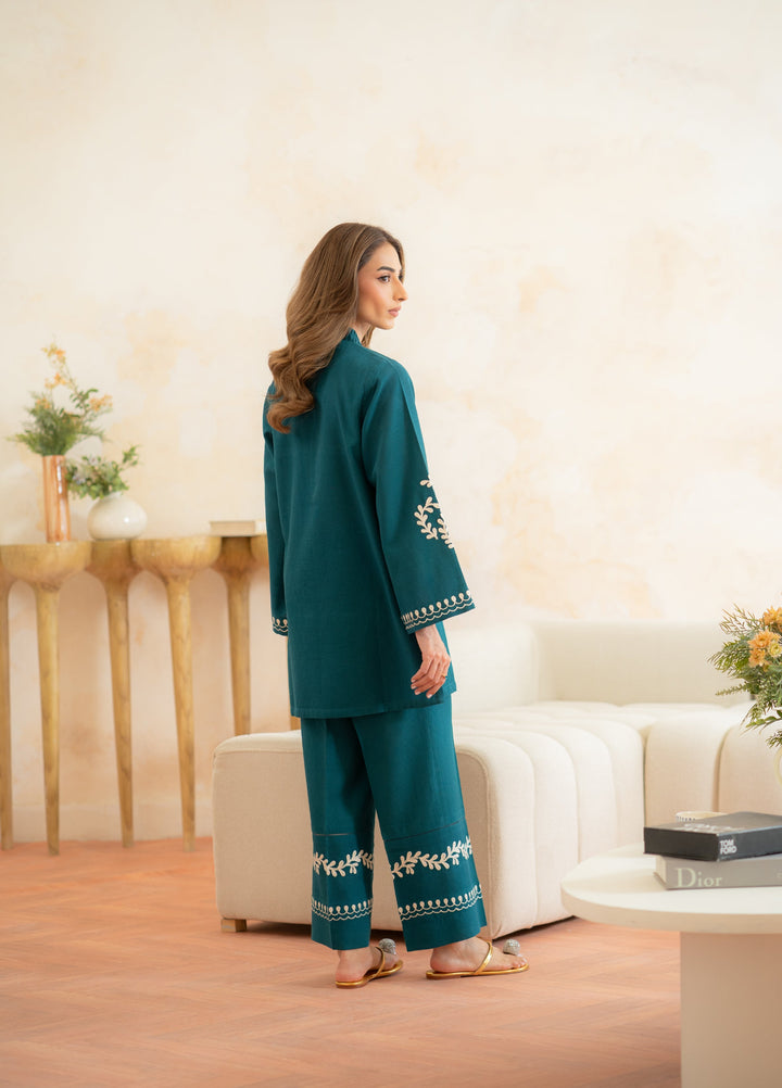 Pret Essentials by Sahar Pret Embroidered Dobby Jacquard 2 Piece SSED-ZH-V2-02 - Winter Collection