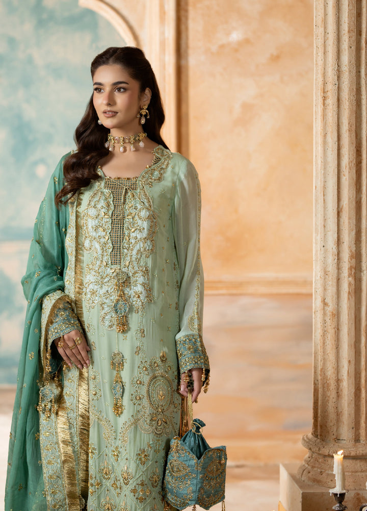 Sara Jahan Women RTW Embroidered Chiffon 3 Piece Suit SJ26RF SJ-1021 - Festive Collection