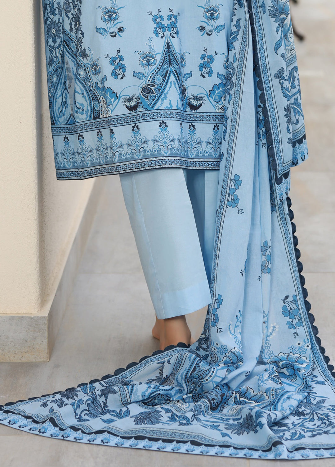 The Garden Muse by Chameli Unstitched Printed Lawn 3 Piece Suit CHM26UGM WRTS-0009 - Summer Collection