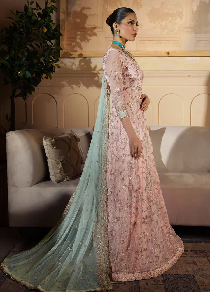 Zarif Women Unstitched Embroidered Net 3 Piece Suit ZR26UFC ZFN 04 SAMARA - Festive Collection