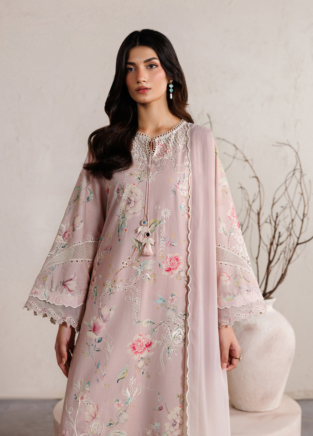 Iznik Unstitched Embroidered Lawn 3 Piece Suit IZ26ULF IBE-12 - Festive Collection
