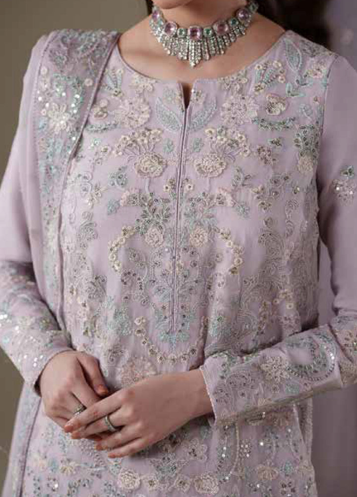 Nouvelle by Emaan Adeel Unstitched Embroidered Chiffon 3 Piece Suit EA26UNC Mira - Festive Collection