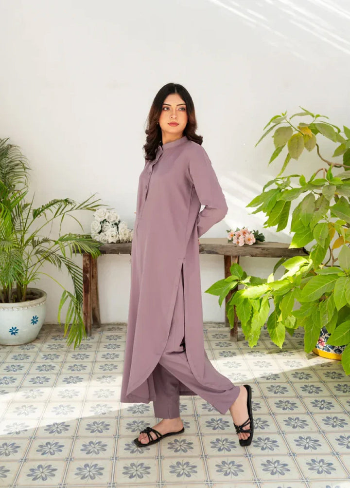 Zauk Women RTW Solids Poly Grip 2 Piece Suit ZK26RC Lavender Grace ZAU-LG - Casual Collection