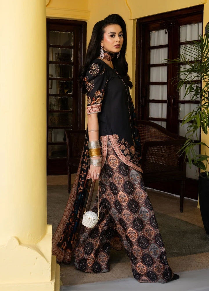 Retro by Maria Osama Khan RTW Printed Grip 3 Piece Suit MOK26PR Nazia - Casual Collection