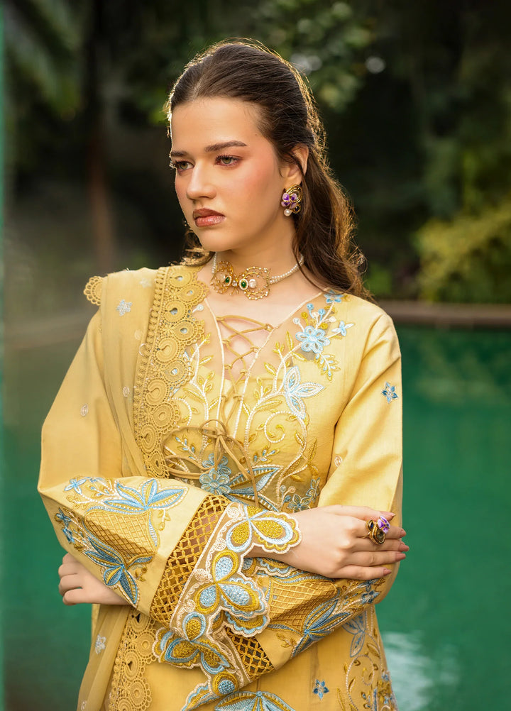 Shanaya by Mahnur Unstitched Embroidered Lawn 3 Piece Suit MN26USL SH-04 - Summer Collection