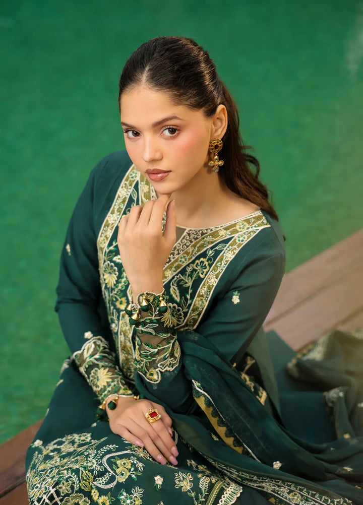 Shanaya by Mahnur Unstitched Embroidered Lawn 3 Piece Suit MN26USL SH-13 - Summer Collection