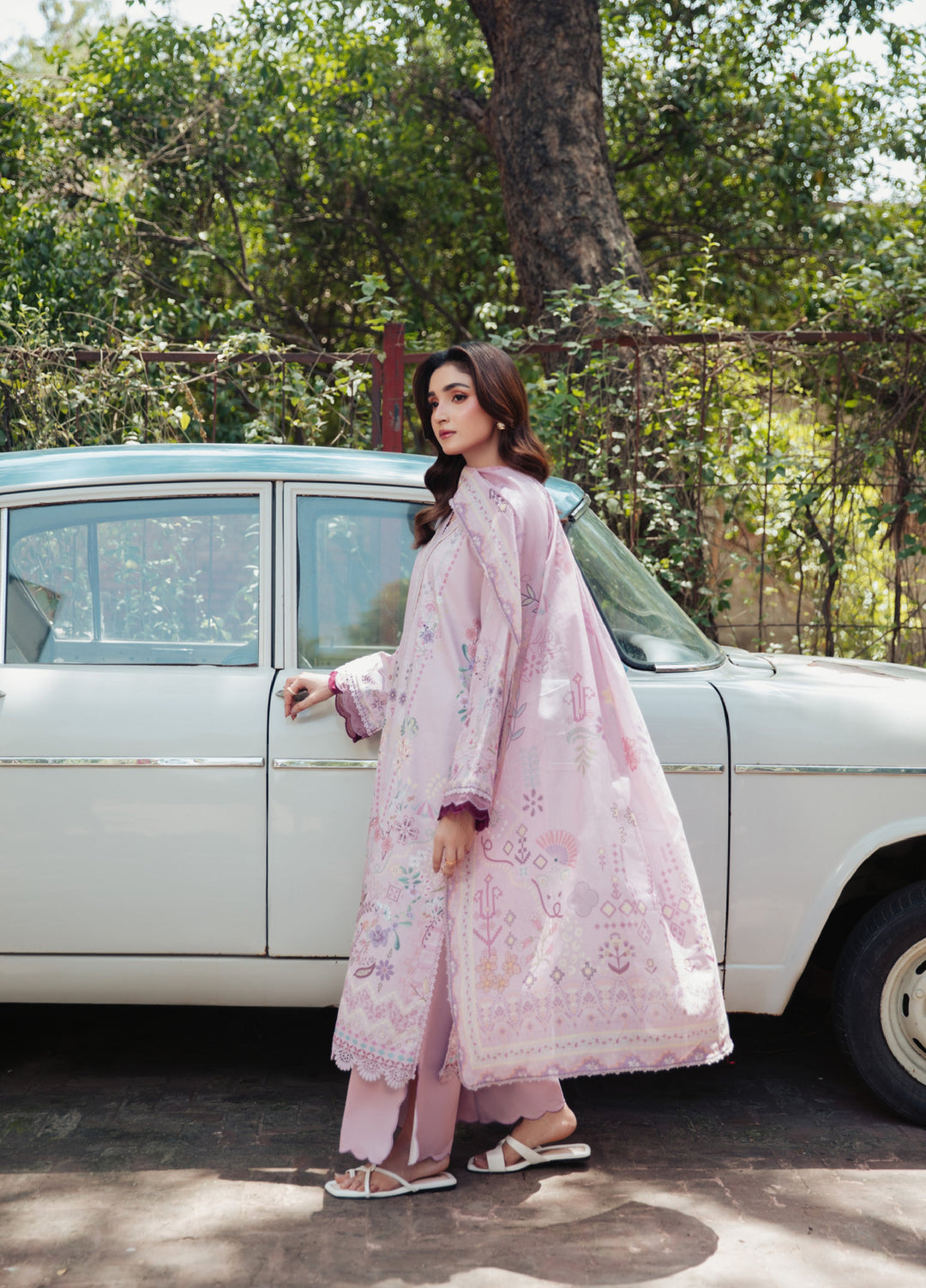 Zync by Florent Unstitched Printed Lawn 3 Piece Suit FL26ULE FZ-3 - Eid Collection