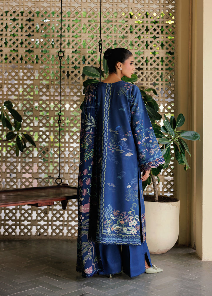 Zync by Florent Whispers Unstitched Embroidered Modal 3 Piece FL25WW FL-9B - Winter Collection