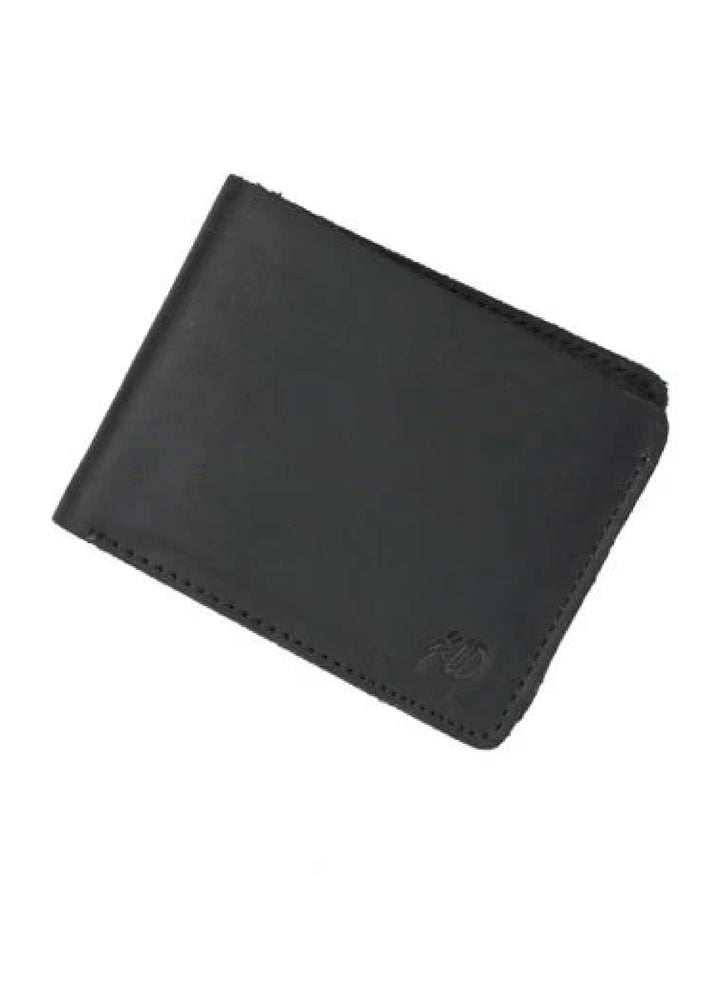 Vintage by Jild Mens Genuine Vintage Leather Wallet-CHARCOAL BLACK - Wallets Collection