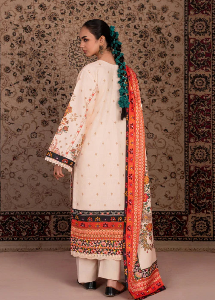 Jugnu by Chandan Nagri Women Pret Embroidered Khaddar 3 Piece Suit Naren - Winter Collection