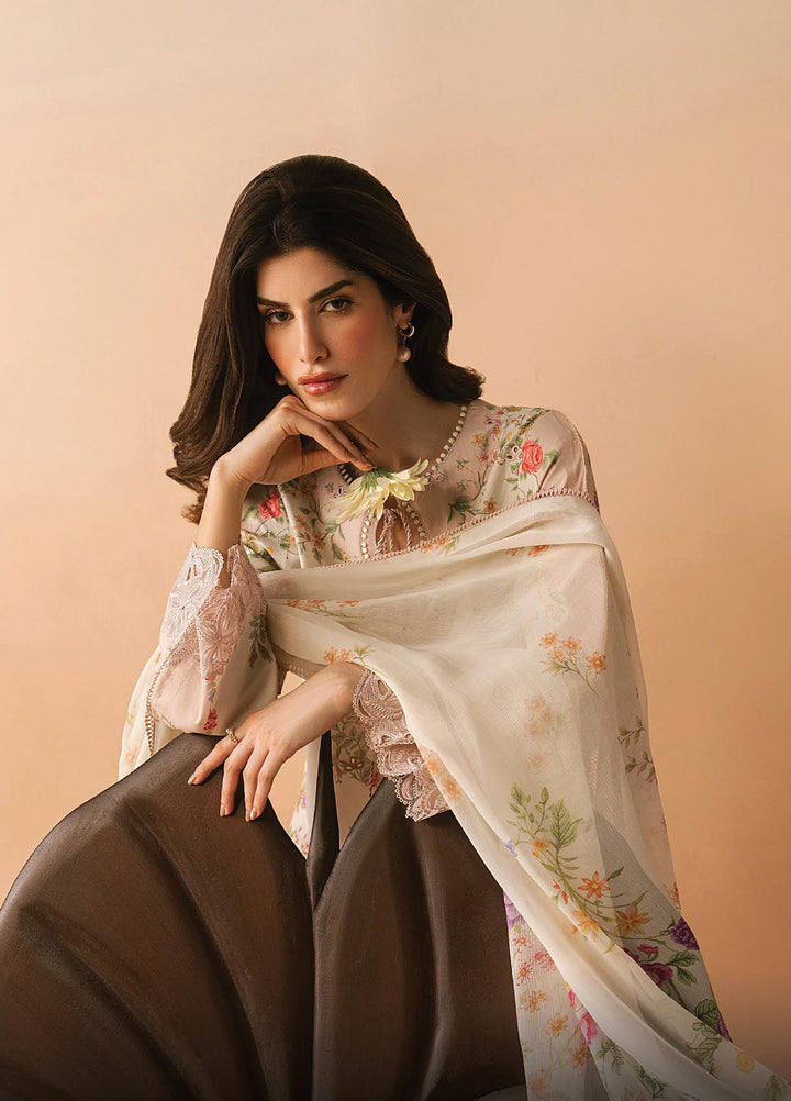 Haze A Prints by Afrozeh Unstitched Embroidered  Lawn 3 Piece Suit AF26UAP Lustre FWU-113 - Summer Collection