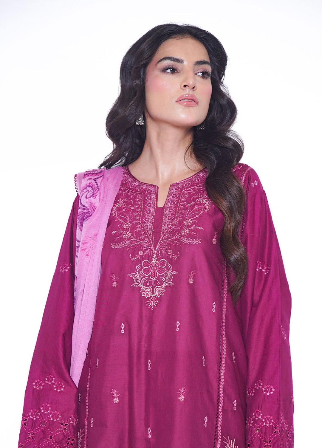 Ileen by naba bilal RTW Embroidered Lawn 3 Piece Suit IN26REL Aira - Casual Collection