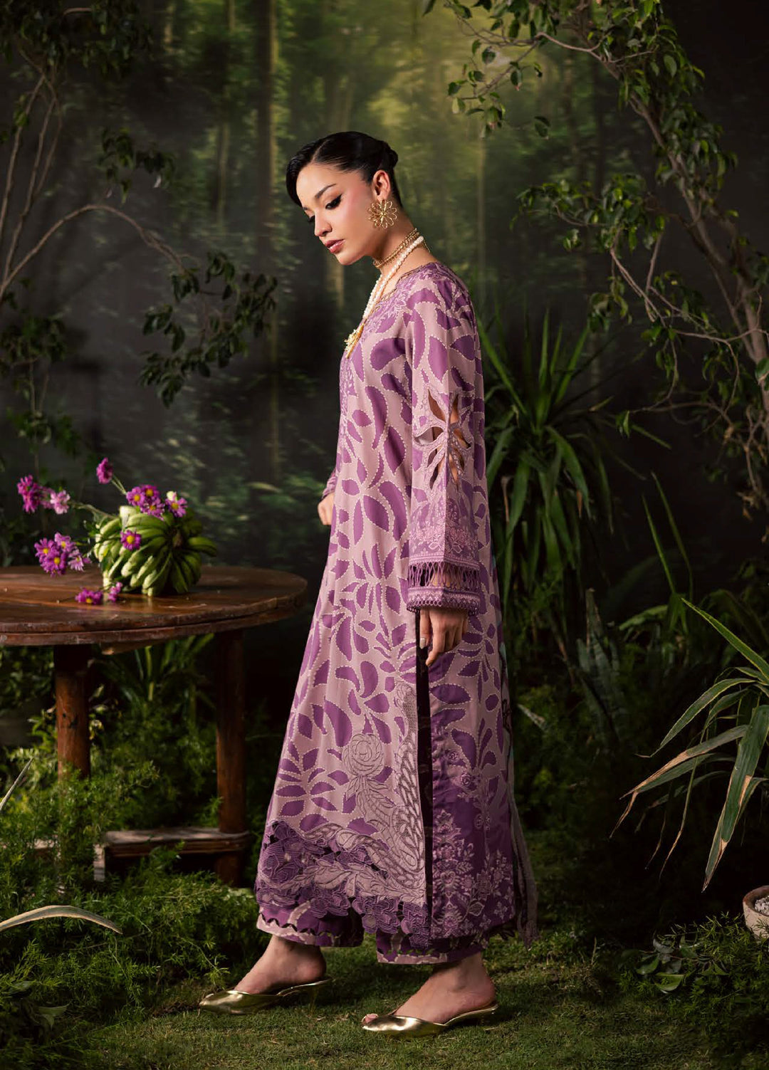 Daily Delight by Nureh Unstitched Embroidered Lawn 3 Piece Suit NU26UDDL DD-26 - Summer Collection