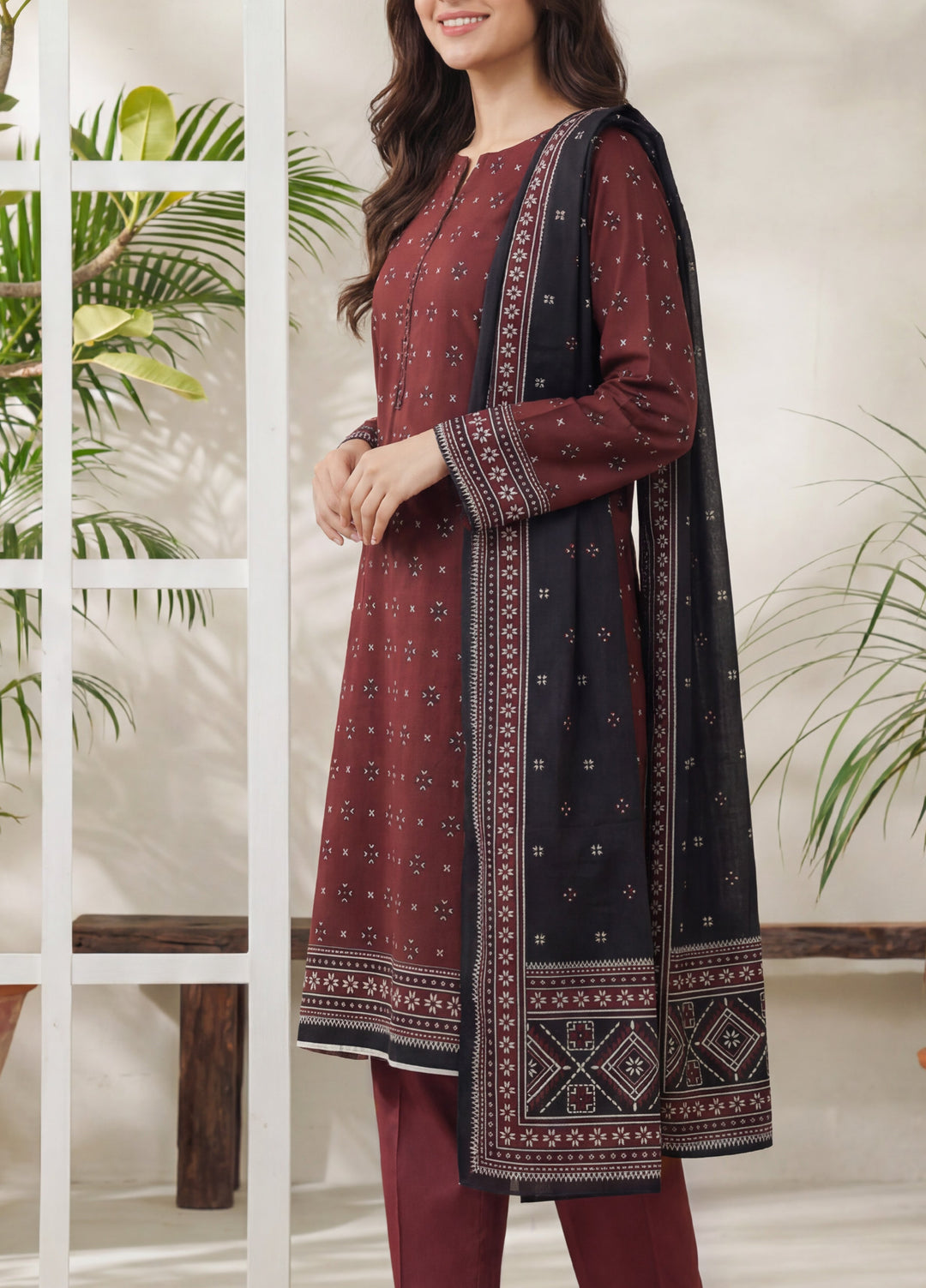Daman by VS Textiles Unstitched Printed Lawn 3 Piece Suit VS26UDL D-10 850 - Casual Collection