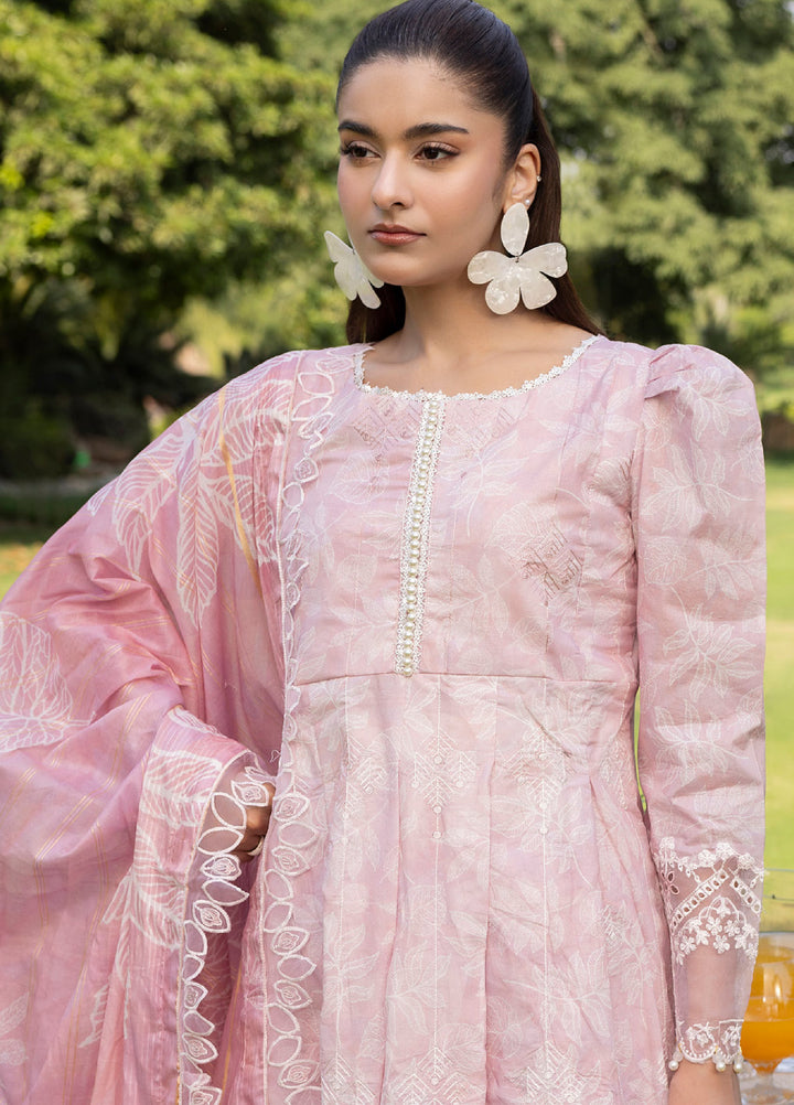 Al Zohaib Applique Kari Unstitched Embroidered Lawn 3 Piece Suit AZ26UAL D-01 - Casual Collection