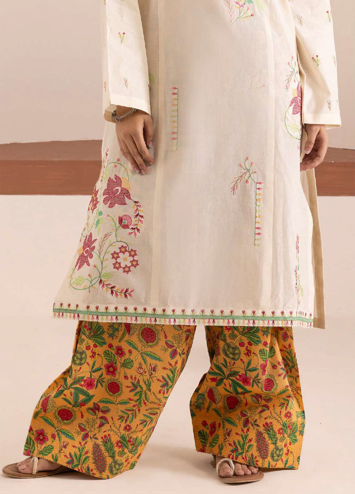 Zellbury Unstitched Embroidered Cotton 2 Piece Suit ZB26UVIII WUC25E20184 - Casual Collection