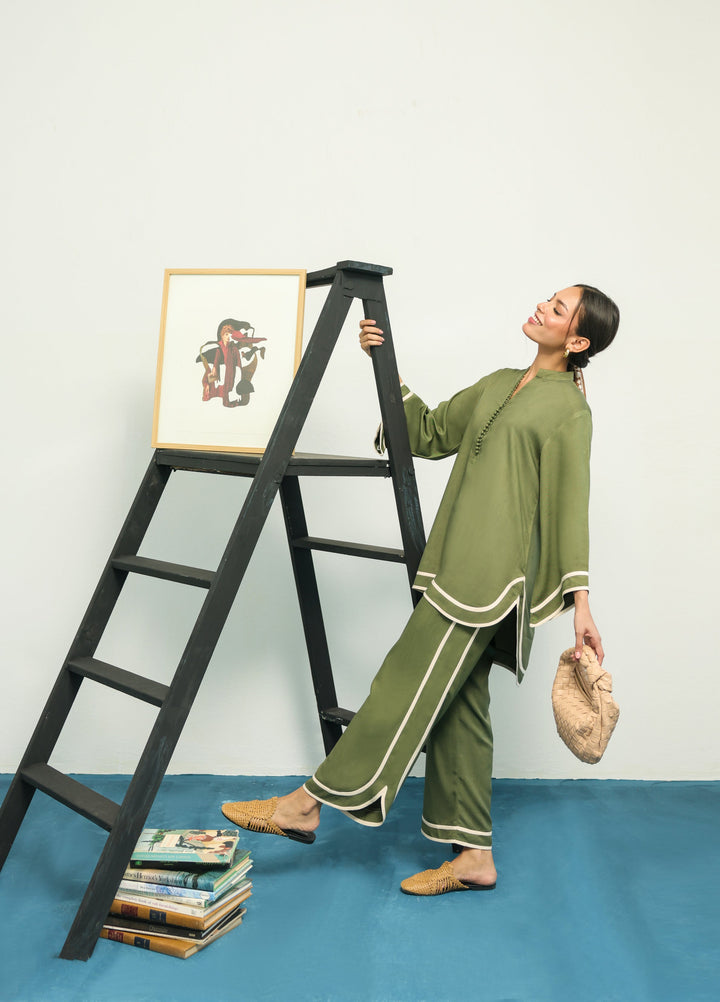 Pret Essentials by Sahar Pret Embroidered Viscose 2 Piece AWMT-AA-06 - Winter Collection