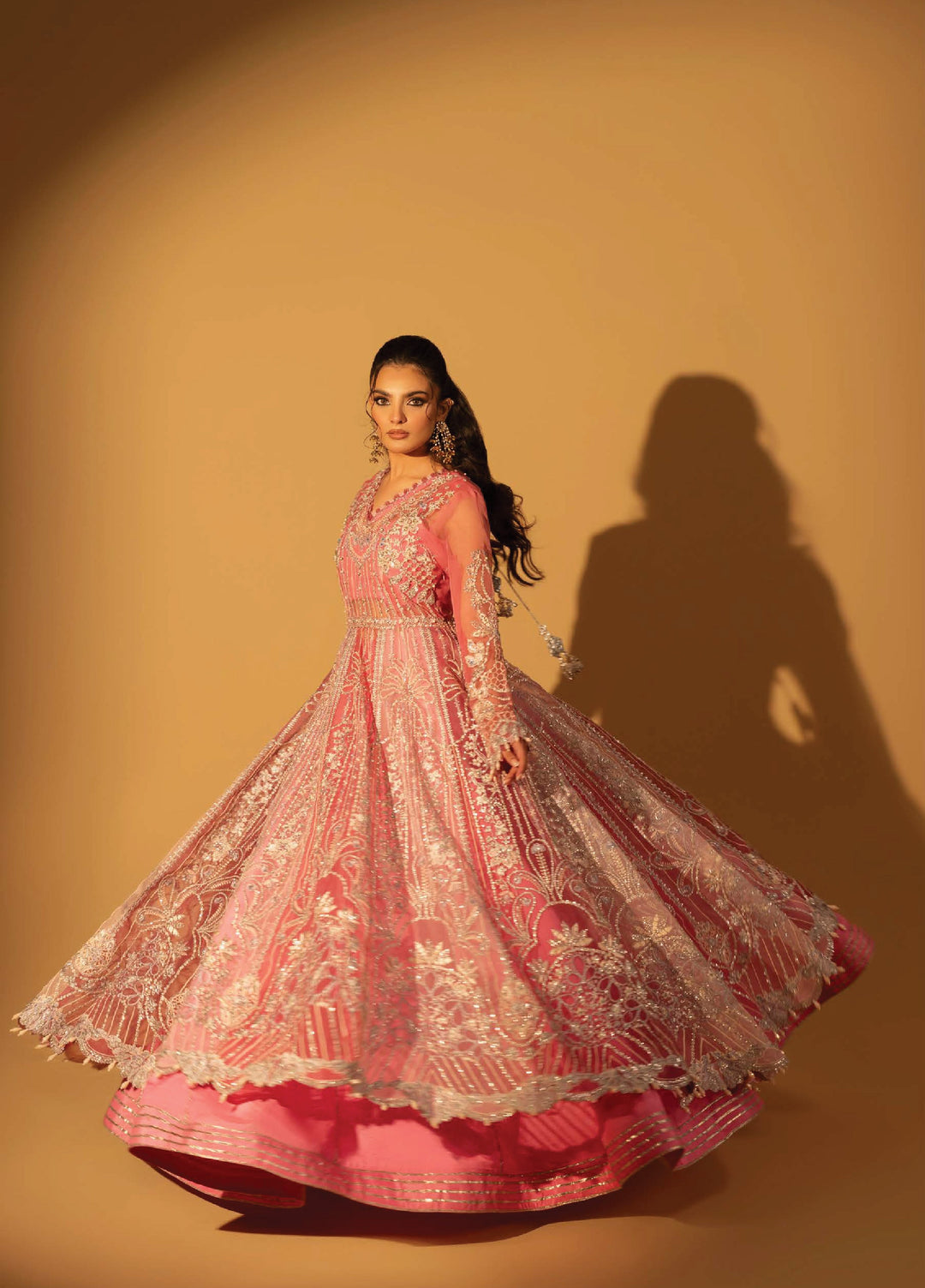 Aylin Unstitched Raw Silk Embroidered Suits 3 Piece AYL25US PETAL BLOOM - Festive Collection