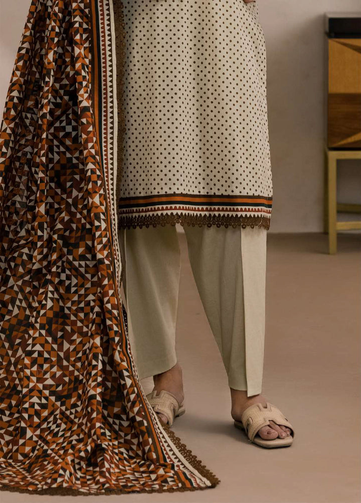 Zellbury Unstitched Printed Lawn 2 Piece Suit ZB26UVIII WUS26E20669 - Casual Collection