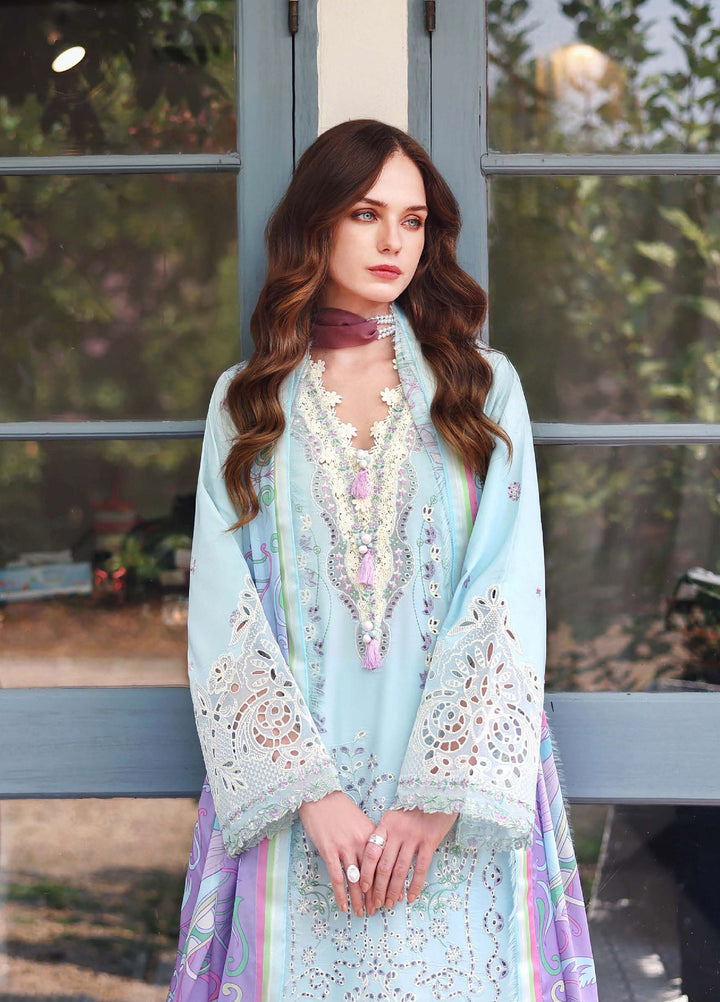 The Secret Garden by Mushq Unstitched Embroidered Lawn 3 Piece Suit MU26ULSG Secret Blossom HUNSS260204 - Festive Collection