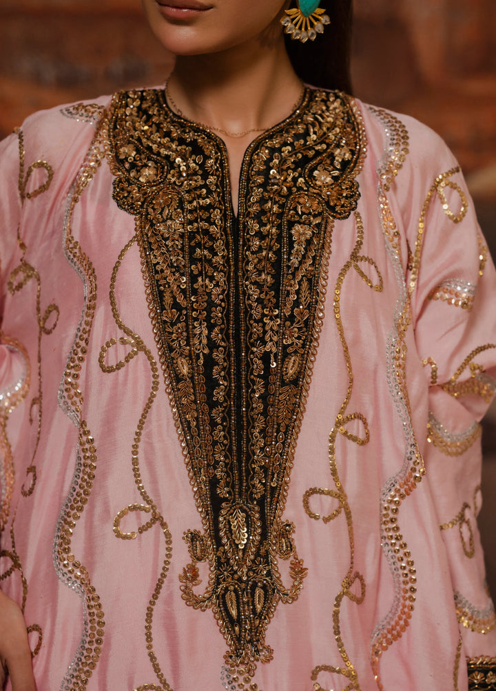 Lia by Miras Women Pret 3 Piece Embroidered Sheesha Rawsilk TURA - Festive Collection