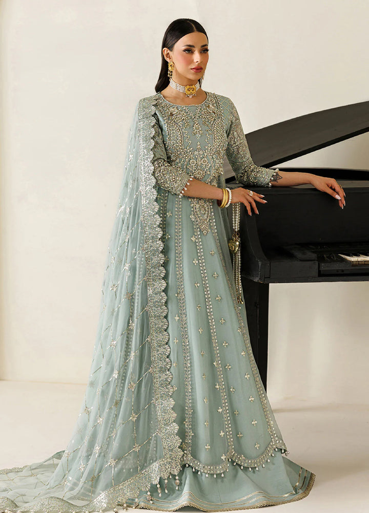 Aymal by Alizeh Fashion Handcrafted Unstitched Embroidered Chiffon 3 Pcs Suit AF26UAC 02-SINOOR - Festive Collection
