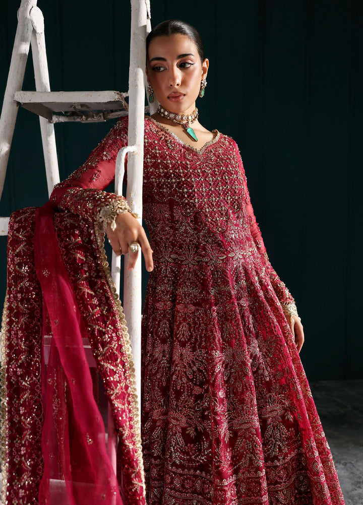 Seraphine by Zarposh Unstitched Embroidered Organza 3 Piece Suit Mirage - Wedding Collection